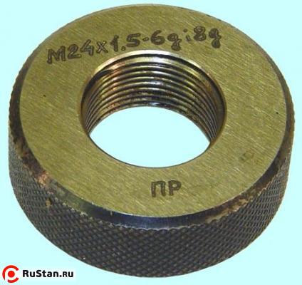 Кольцо резьбовое М10,0х1,0 НЕ 8g фото №1