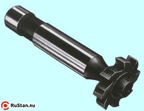 Фреза Для пазов сегментных шпонок 22х6,0х 60мм ц/х Р9 Z=8 "CNIC" фото №1