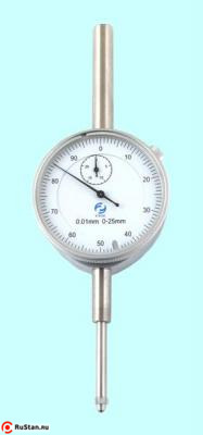 Индикатор Часового типа ИЧ-25, 0-25мм цена дел.0.01 d=60 мм (без ушка) "CNIC" (519-066) фото №1