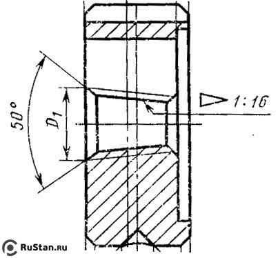 Плашка Трубная коническая   R 2", 11 ниток/дюйм, dнар.105мм "CNIC" фото №1