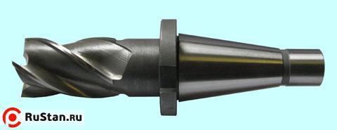 Фреза Шпоночная d40,0х63х198 к/х Р18 Z=2 с хвостовиком 7:24 - 40 для обраб.цвет.мет. фото №1