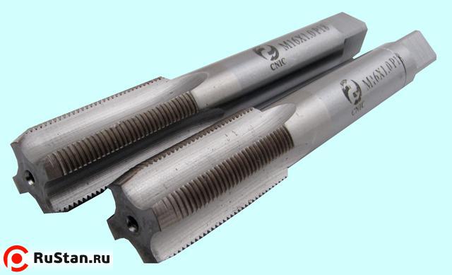Метчик М36,0 х 2,0 м/р.Р18 к-т из 2-х шт. "CNIC" фото №1
