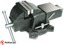 Тиски Слесарные 200 мм (8") стальные поворотные массивные с наковальней (LT83008) "CNIC" (упакованы по 1шт.) фото №1