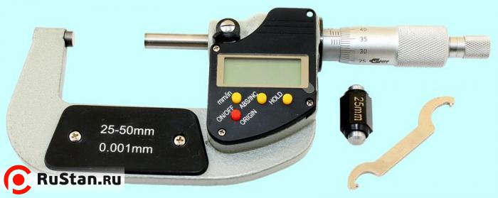 Микрометр Гладкий МК- 50   25- 50 мм (0,001) электронный фото №1
