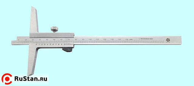 Штангенглубиномер 0- 150мм ШГ-150, цена деления 0.05, моноблок "TLX" (210-520C) фото №1