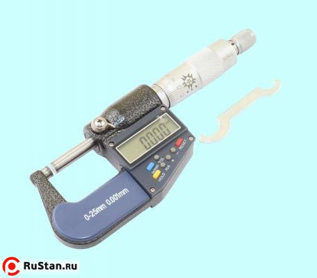 Микрометр Гладкий МК- 25     0- 25 мм (0,001) электронный "TLX" фото №1