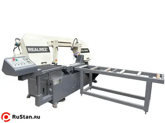 Полуавтоматический ленточнопильный станок REALREZ 420/600 инвертор фото №3 Полуавтоматический ленточнопильный станок REALREZ 420/600 инвертор фото №3