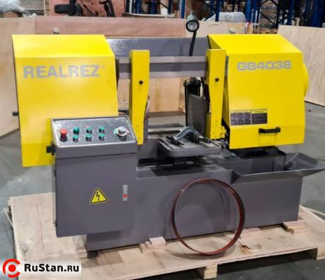 Полуавтоматический ленточнопильный станок REALREZ GB4038 фото №6 Полуавтоматический ленточнопильный станок REALREZ GB4038 фото №6