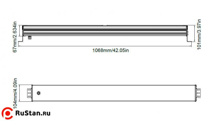 Светильник линейный светодиодный LED LHBL-200W фото №7 LED LHBL-200W фото №7