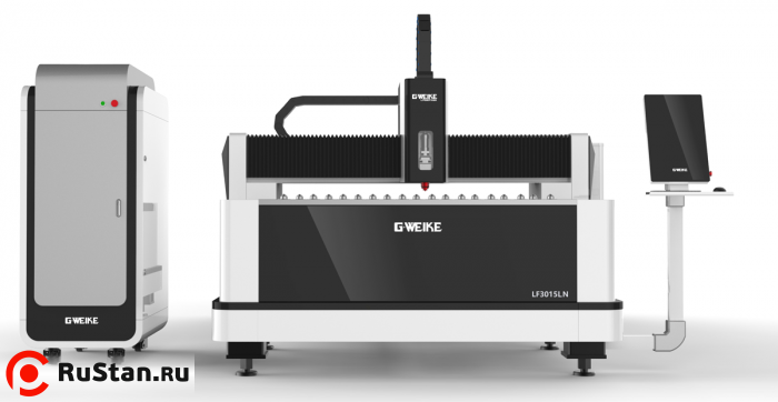 Вид спереди Лазерный станок для резки металла LF3015LN (Raycus 1кВт) фото №4 LF3015LN-2000 (Raycus 2кВт) фото №4