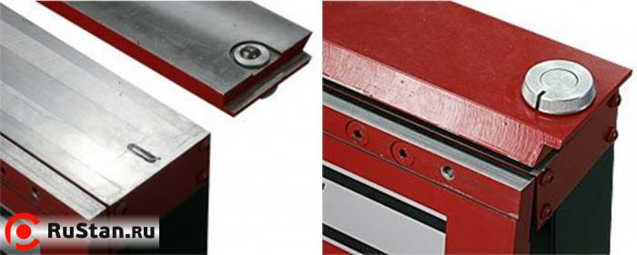 Удобно расположенные регуляторы на каждой стороне зажимного стержня фото №8 METAL MASTER MAGNABEND MB 3200E фото №8