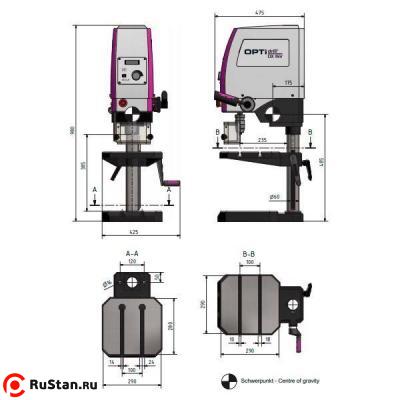 Станок вертикальный сверлильный настольный OPTIdrill DX15V фото №3 OPTIdrill DX15V фото №3